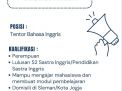 Utari Edu Buka Lowongan Kerja Jadi Tentor Bahasa Inggris