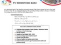 PT Wirontono Baru Buka Lowongan Quality Assurance Staff