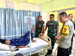 Danlanud Sultan Hasanuddin Tanggung Seluruh Biaya Pengobatan Korban Penembakan di Palu