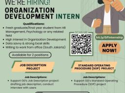GarudaFood Buka Kesempatan Jadi Organization Development Intern