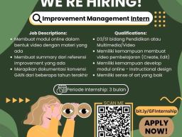Bergabunglan dengan GarudaFood Menjadi Improvement Management Intern