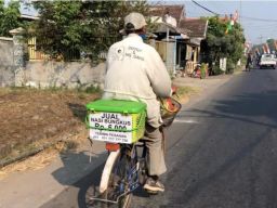 Motornya Hilang Digendam, Penjual Nasi Bungkus Asal Bangsal Mengayuh Sepeda hingga 5 Kilometer