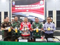 Kodam Tanjungpura Gagalkan Penyelundupan Sabu