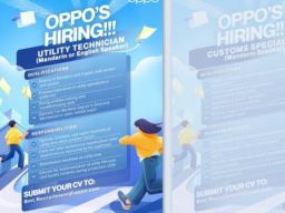 Dibutuhkan Utilty Technician di OPPO