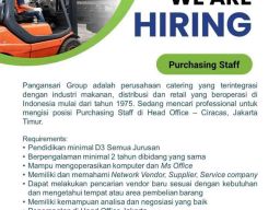 Pangansari Group Butuh Tenaga Purchasing Staff