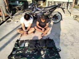 Satgas Pamtas RI-Malaysia Yonkav 12/BC Gagalkan Penyelundupan Narkoba