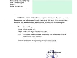 Asosiasi Kepala Desa Kecamatan Driyorejo Bikin Kegiatan di Tretes