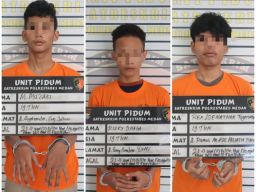 Tampang Geng Motor yang Ditangkap Patroli Presisi Polrestabes Medan