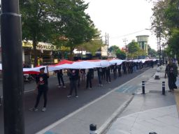 PNIB Gelar Kirab Merah Putih di Kabupaten Jombang