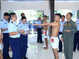 Danlanud Sultan Hasanuddin Pimpin Sidang Pantukhirda Penerimaan Tamtama TNI AU