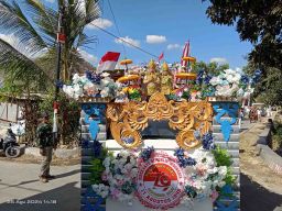 Semarak Karnaval HUT Kemerdekaan RI ke 79 di Desa Lopang