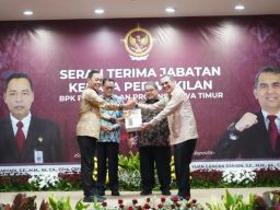 Kadiv Administrasi Hadiri Sertijab Kepala BPK Perwakilan Jawa Timur