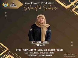 Siti Nur Aliza Terpilih Sebagai Ketua Umum Teater Geo Periode 2024 2025