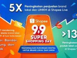 Penjualan Brand Lokal Melonjak 5X Lipat pada Shopee Super Shopping Day