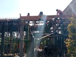 Proyek Puskesmas yang Digarap CV Sukses Makmur Santosa Diduga Langgar K3