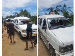 Geng Motor Bacok Orang di Desa Amplas