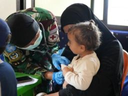 Prajurit Satgas Konga XXIII R UNIFIL Gelar Misi Kemanusiaan Medical Camp