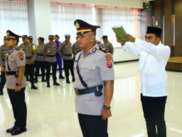 Sertijab Kapolsek Manyar dan Kasat Intelkam Polres Gresik