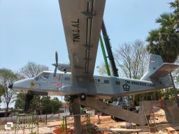 Monumen Nomad Hibah TNl AL di Tuban Percantik Taman Kota