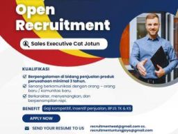 Untung Jaya Group Buka Lowongan sebagai Sales Executive