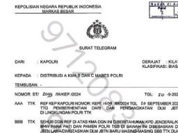Kapolri Merombak Jajaran Wakapolda dan Kapolres