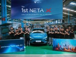 NETA Auto Indonesia Rayakan Produksi Lokal Pertama NETA X