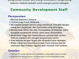Lowongan Community Development Staff di PT Energi Salient Globalindo