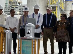 Peresmian Smelter PT Freeport Indonesia di Gresik