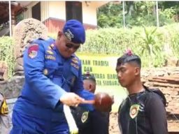 Pembinaan Tradisi dan Pembaretan Bintara Baru Sat Samapta Polresta Sidoarjo