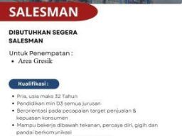 Terus Jaya Group Open Recruitmen Marketing