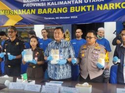 Bea Cukai Tarakan Musnahkan 2.524,61 Gram Sabu