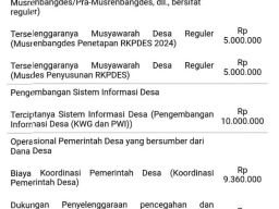 Mengulik APBDes Wedani, Desa Penghasil Tenun dengan Anggaran untuk Kelompok Wartawan Rp 10 Juta