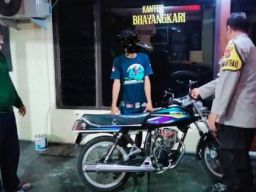 Seorang Pemuda dari Desa Talang Ditangkap Polsek Karangrejo