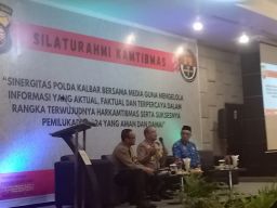 Sinergi Polda Kalimantan Barat dengan Pers untuk Pemilu Damai