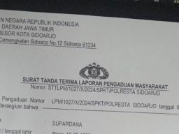 Warga Kelurahan Urangagung Dilaporkan ke Polresta Sidoarjo