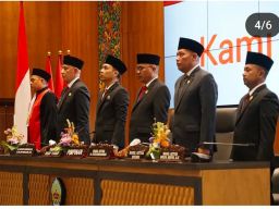 Sumpah dan Janji Pimpinan DPRD Bangkalan Periode 2024 sampai 2029