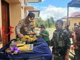 Peresmian Rumah Dinas Polres Pegunungan Bintang