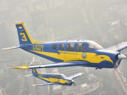 Puluhan Pesawat Udara Puspenerbal Tampil dalam HUT TNI