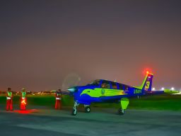 Puspenerbal Dukung Latihan Terbang Malam Siswa Dikpabang XVIII