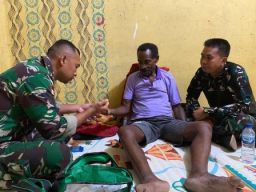 Satgas Yonif 512 QY Tanggap Melayani Masyarakat Perbatasan