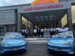 NETA V Jadi Armada Taksi Listrik EVISTA Pertama di Bandara Sultan Syarif Kasim II Pekanbaru