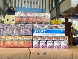 Ratusan Ribu Batang Rokok Ilegal Diamankan dalam Operasi Gempur di Semarang