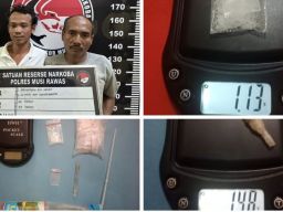 Satresnarkoba Polres Musi Rawas Ringkus Dua Pengedar Sabu Asal Desa Mardiharjo