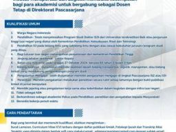 ITL Trisakti Rekrutmen Dosen Tetap
