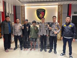 Dua Remaja Diduga Anggota Geng Motor Ditangkap di Medan