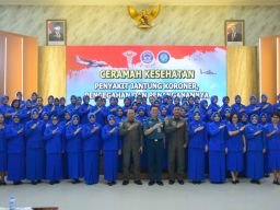 Danpuspenerbal Buka Sosialisasi Kesehatan Tentang Penyakit Jantung Koroner