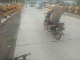 Baru Dibangun, Jembatan Wotgalih Amblas