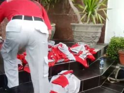 Puluhan Karyawan PT Samator Gas Mogok Kerja