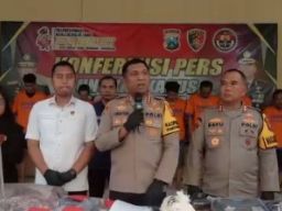 Polresta Sidoarjo Ungkap 53 Kasus Perjudian dan Ringkus 56 Tersangka