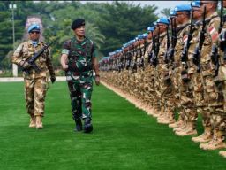 Kasum TNI Berangkatkan Kontingen Garuda XXXVII K Minusca